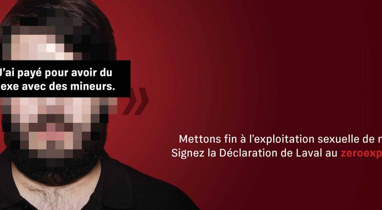 Mettons fin à l’exploitation sexuelle de nos jeunes