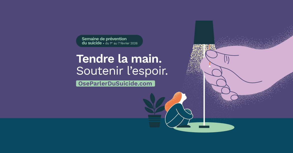 Tendre la main, soutenir l’espoir : se mobiliser pour la prévention du suicide
